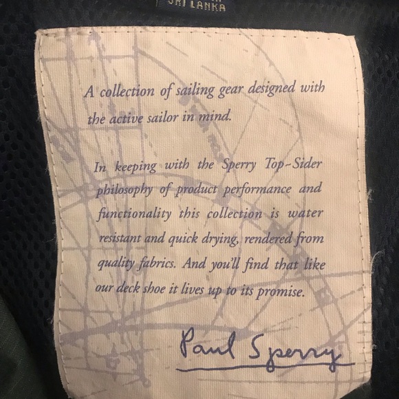 Sperry top sider sailing windbreaker men’s LARGE - Picture 7 of 7